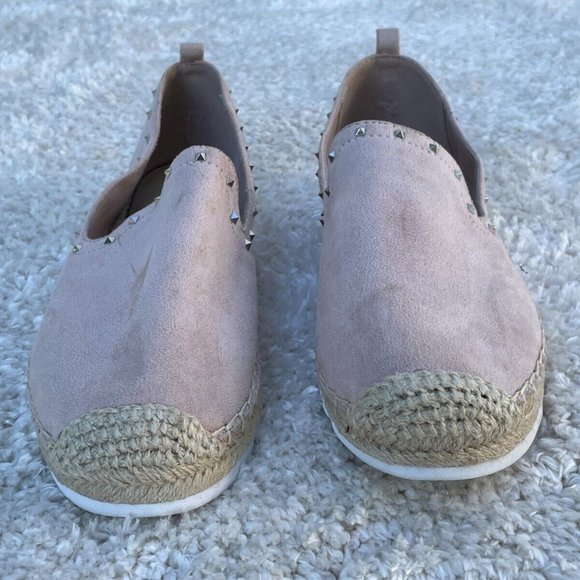 Marc Fisher Women shoes sandals Light pink Suede fabric Slip On Size US 9.5 - Picture 9 of 11